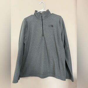 The North Face Charcoal Gray Half-Zip Pullover